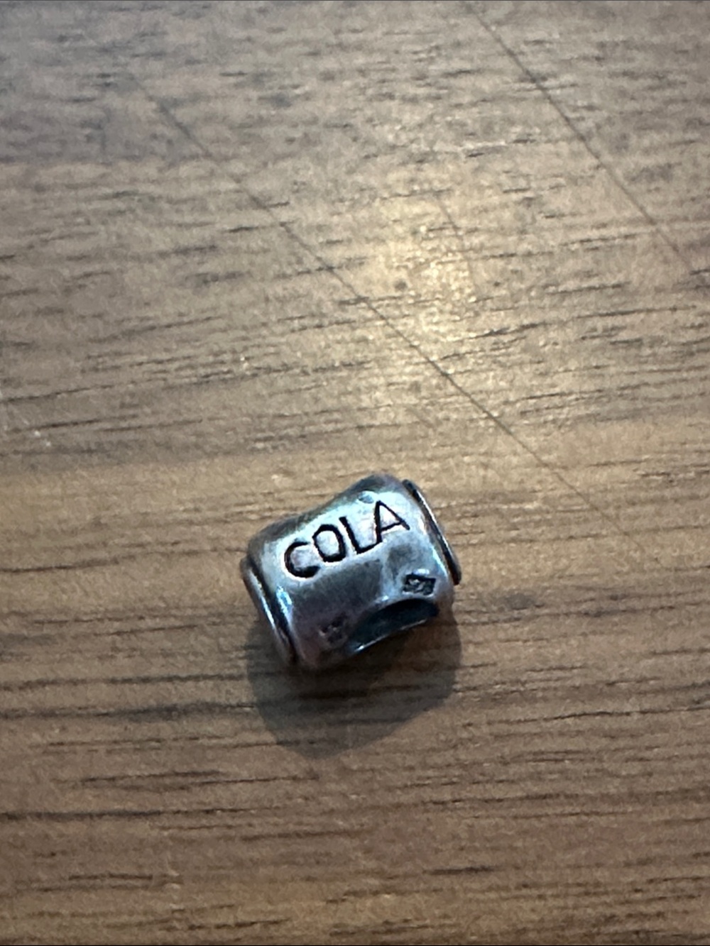 925 Cola Sterling Silver Beverage Charm Bead 🐔 USC Gamecocks